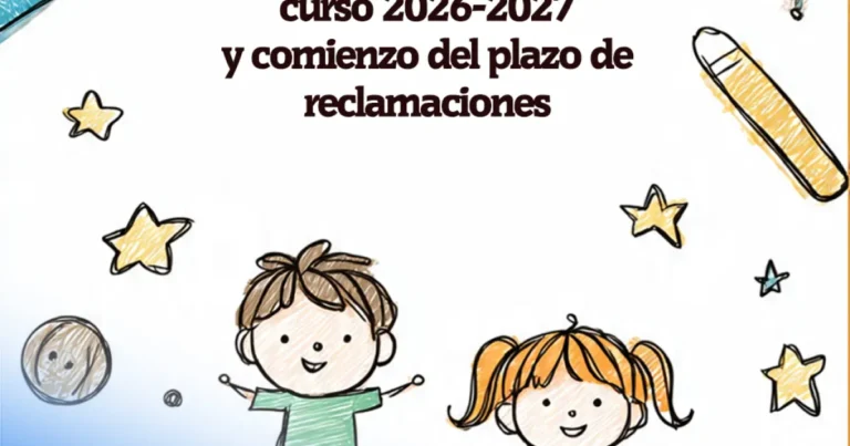 Resultados Provisionales de Admisiones para Escuelas Infantiles 2026-2027 y Apertura de Reclamaciones