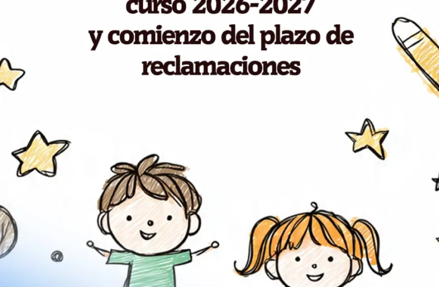Resultados Provisionales de Admisiones para Escuelas Infantiles 2026-2027 y Apertura de Reclamaciones