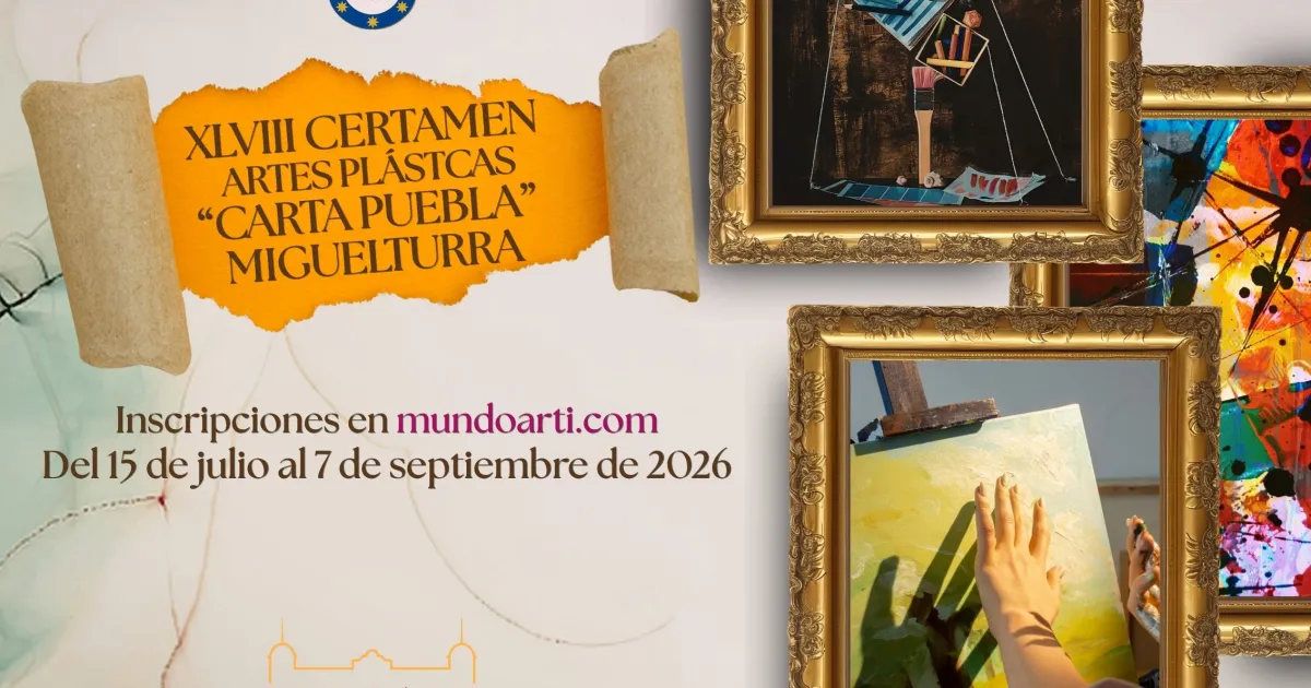 Miguelturra Lanza el XLVIII Concurso de Artes Plásticas «Carta Puebla» con 6.000 Euros en Premios