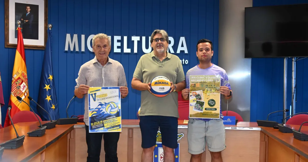 Verano Deportivo en Miguelturra: Clínic de Vóley Playa y Convivencia Intergeneracional