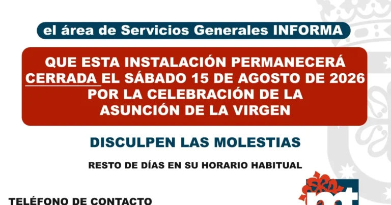 Cierre Temporal del Cementerio Municipal el 15 de Agosto de 2026 por Festividad Religiosa