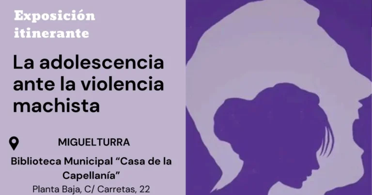 Exposición sobre la Adolescencia y la Violencia de Género en la Biblioteca Pública Municipal «Casa de la Capellanía»