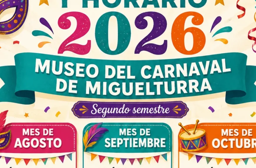 Horario del Museo del Carnaval de Miguelturra para el Segundo Semestre de 2026