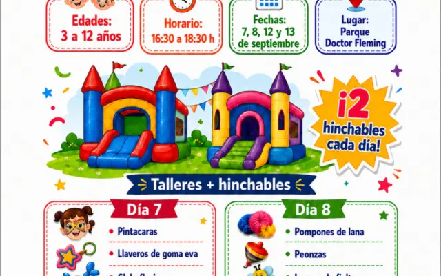 Cartel informativo de los Puntos Violeta para las Ferias y Fiestas de Miguelturra 2026