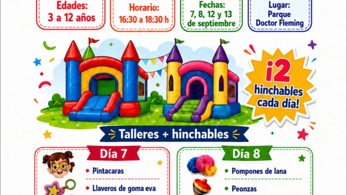 Cartel informativo de los Puntos Violeta para las Ferias y Fiestas de Miguelturra 2026