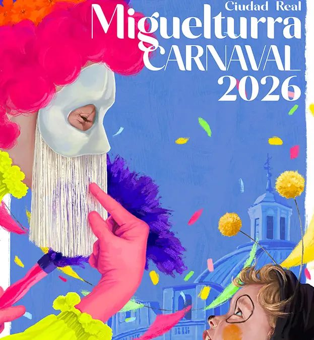 Cartel anunciador de una edicion anterior del Carnaval de Miguelturra