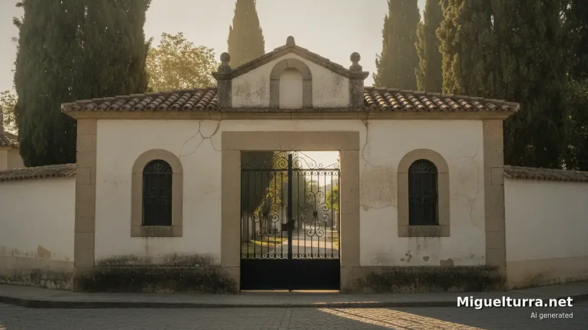 Puerta de entrada del Cementerio Municipal de Miguelturra