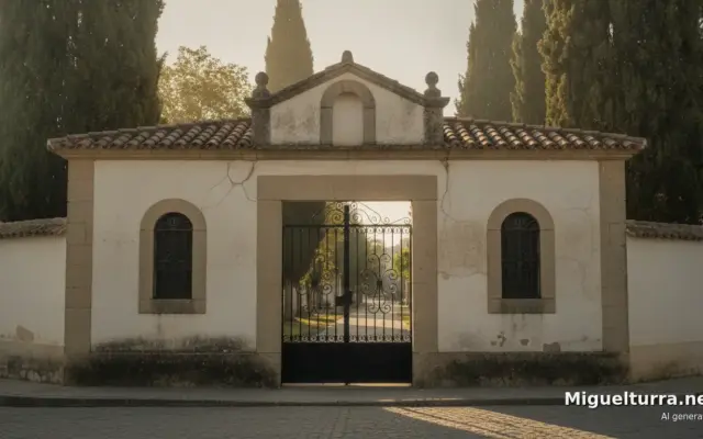 Puerta de entrada del Cementerio Municipal de Miguelturra