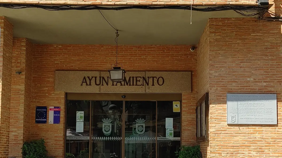 Fachada del edificio del Ayuntamiento de Miguelturra