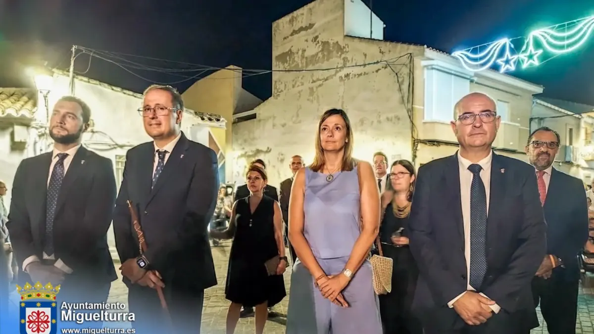 Procesion de la Octava de la Virgen de la Estrella por las calles de Miguelturra