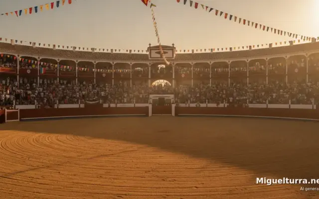 Plaza de Toros de Miguelturra durante las Ferias y Fiestas