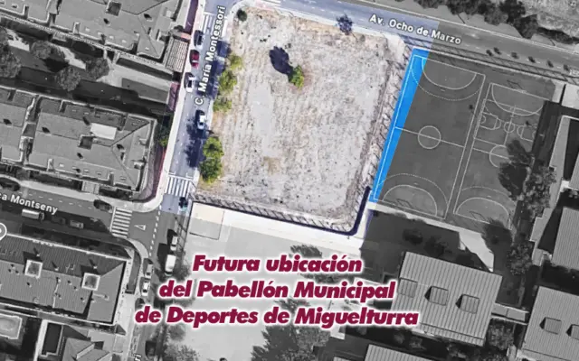 Imagen del proyecto del futuro pabellon deportivo cubierto de Miguelturra
