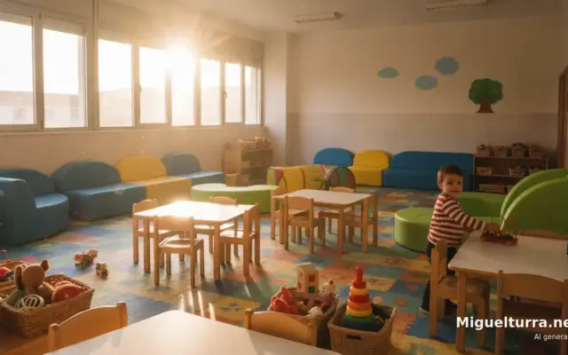 Aula infantil de una escuela municipal de Miguelturra